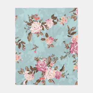 flower pattern design textile illustrationart,back fleece blanket