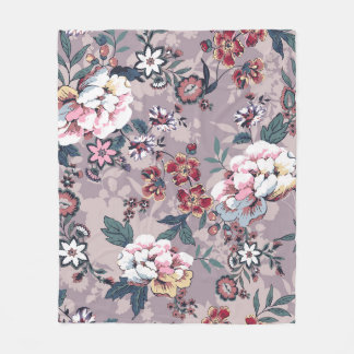 flower pattern design textile illustrationart,desi fleece blanket