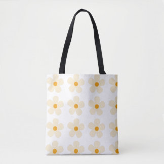 flower pattern design  tote bag