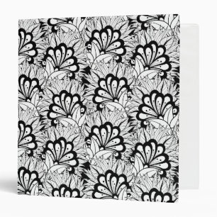 Flower Pattern Doodle Binder