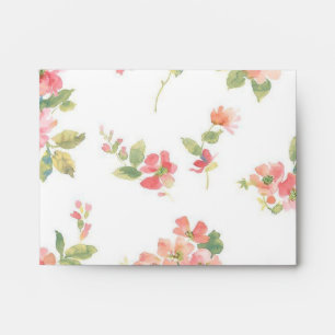 Flower pattern envelope