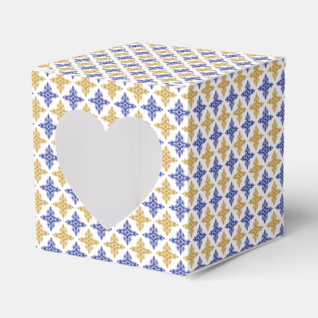 Flower Pattern Favor Box (Front Side)