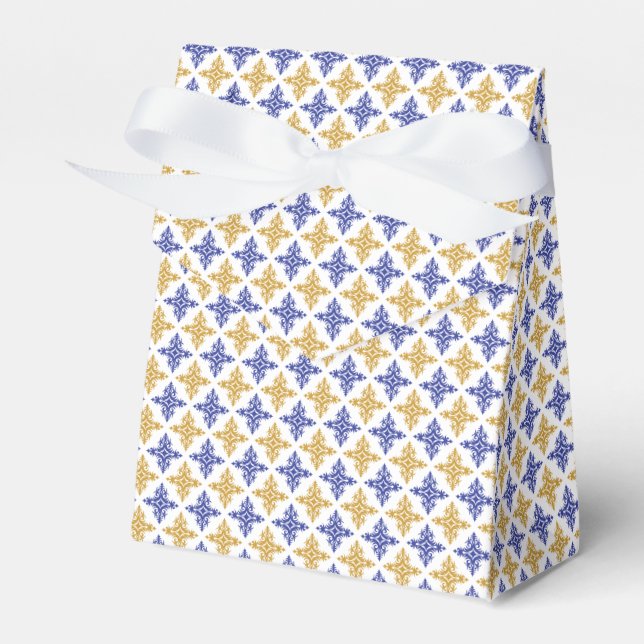 Flower Pattern Favor Box (Front Side)