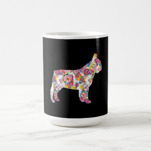Flower Pattern Frenchie French Bulldogs Lover Gift Coffee Mug