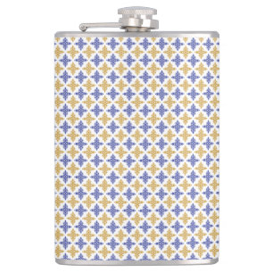 Flower Pattern Hip Flask