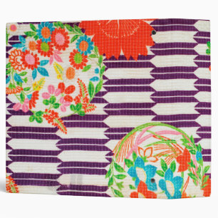 Flower Pattern, Japanese Design Binder