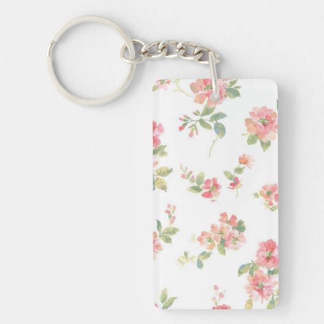 Flower pattern keychain (Front)