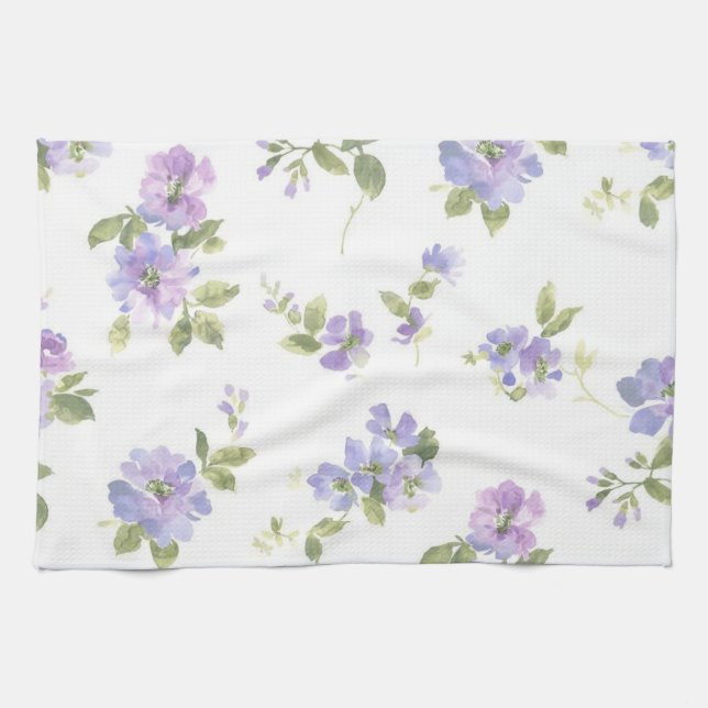 Flower pattern kitchen towel (Horizontal)
