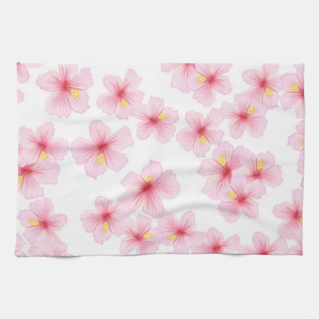 Flower pattern kitchen towel (Horizontal)