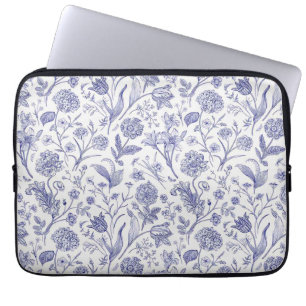 Flower pattern laptop sleeve
