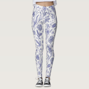 Flower pattern leggings