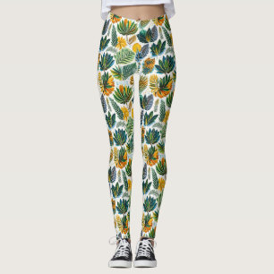 Flower Pattern Leggings