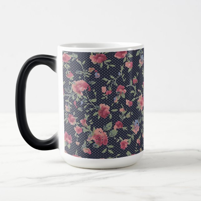Flower Pattern Morphing Mug (Left)