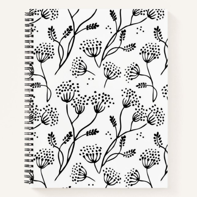 Flower pattern notebook (Front)