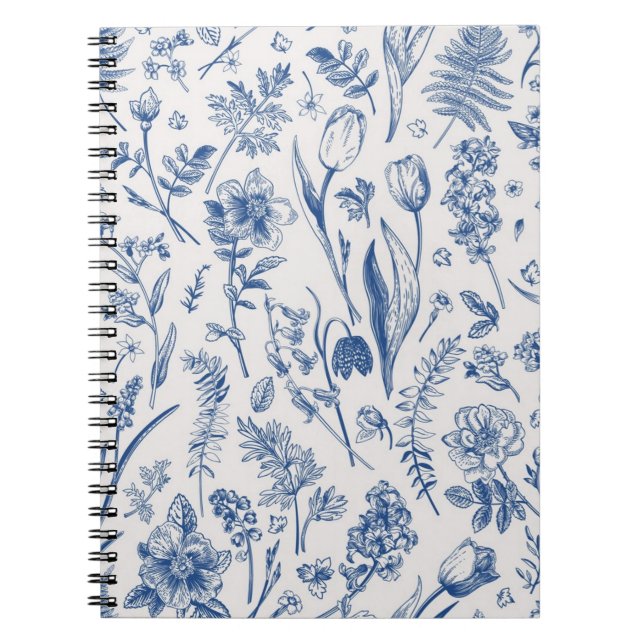Flower pattern notebook (Front)
