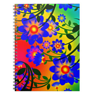 Flower Pattern Notebook