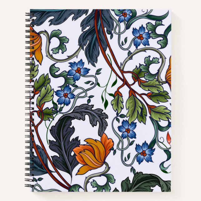 Flower pattern notebook (Front)