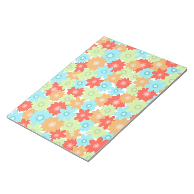 FLOWER PATTERN NOTEPAD (Angled)