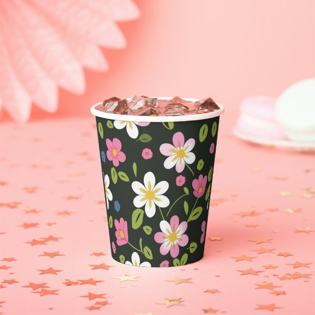 flower pattern paper cups (Insitu)