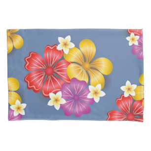 Flower pattern pillowcase