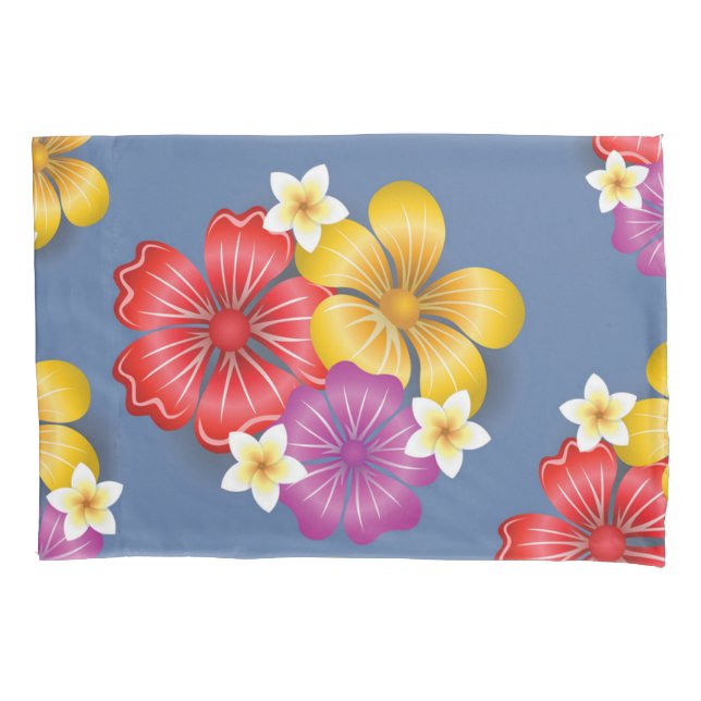 Flower pattern pillowcase (Front)