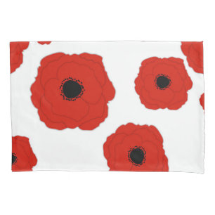Flower pattern pillowcase