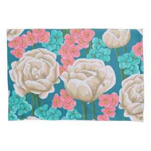 Flower pattern pillowcase
