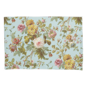 Flower pattern pillowcase