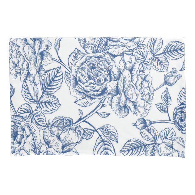 Flower pattern pillowcase (Front)