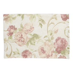 Flower pattern pillowcase