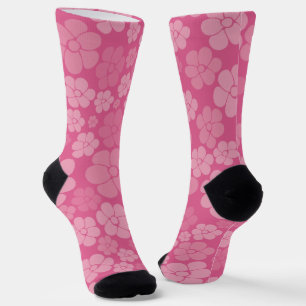 Flower Pattern - Pink Socks