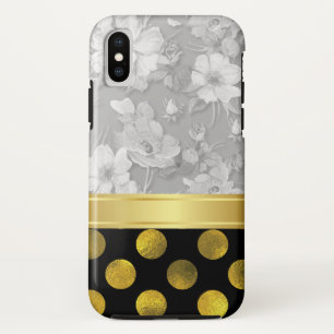 Flower Pattern Polka Dots Pattern Case-Mate iPhone Case
