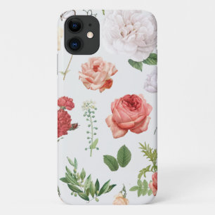 Flower Pattern, Rose iPhone 11 Case