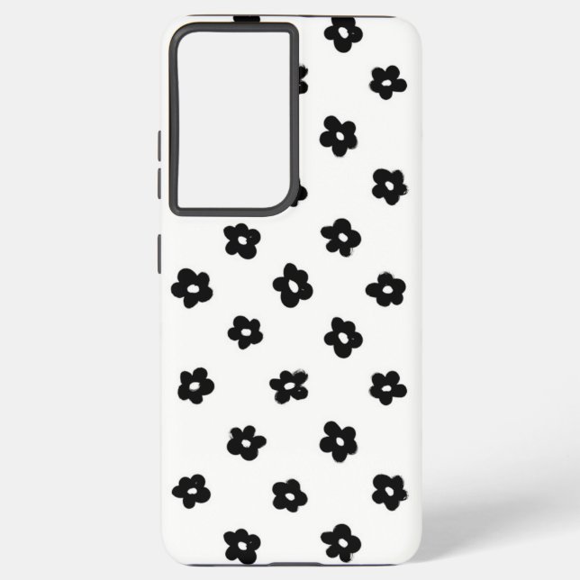 Flower pattern samsung galaxy s21 ultra case (Back)