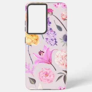 Flower pattern samsung galaxy case