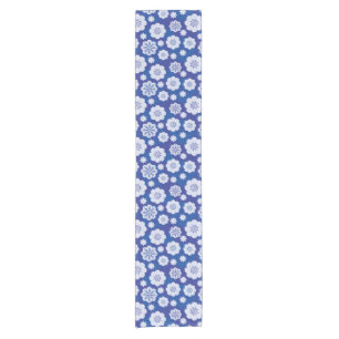 flower pattern short table runner