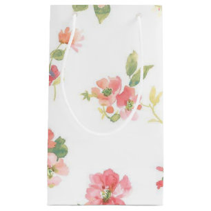 Flower pattern small gift bag