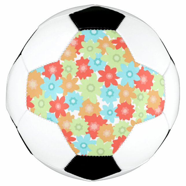 FLOWER PATTERN SOCCER BALL (Front)