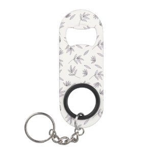 Flower Pattern Spring Floral Keychain Bottle Opener