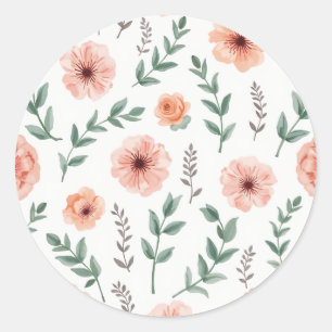 Flower pattern Sticker