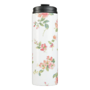 Flower pattern thermal tumbler