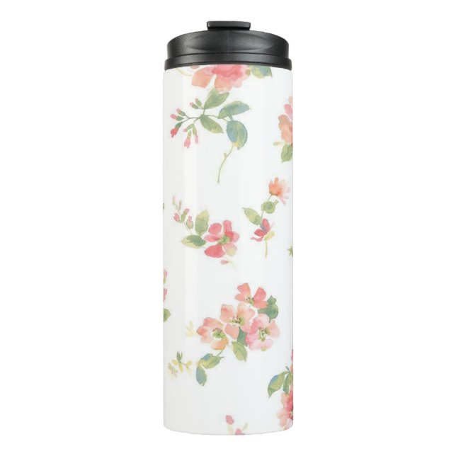 Flower pattern thermal tumbler (Front)