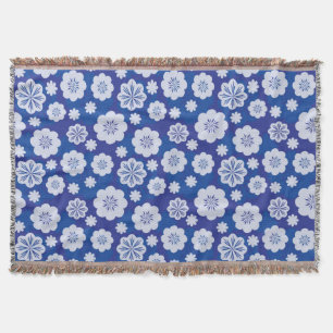 flower pattern throw blanket