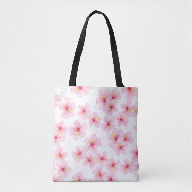 Flower pattern tote bag (Front)