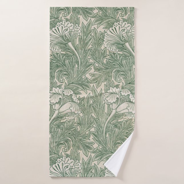 Flower Pattern, William Morris Bath Towel (Bath Towel)