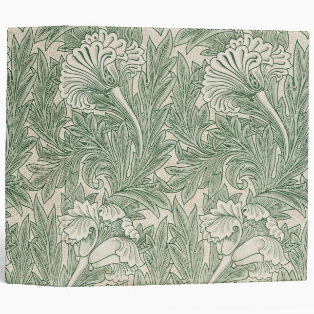 Flower Pattern, William Morris Binder (Front/Spine)