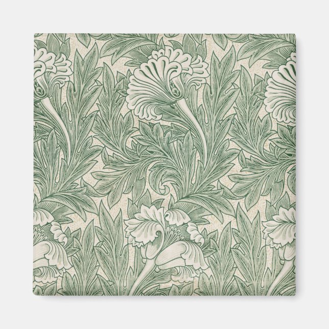 Flower Pattern, William Morris Magnet (Front)