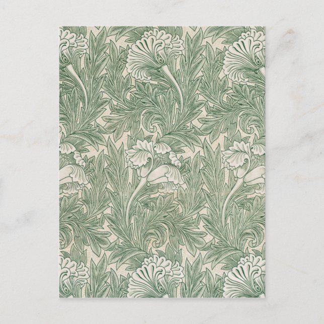 Flower Pattern, William Morris Postcard (Front)