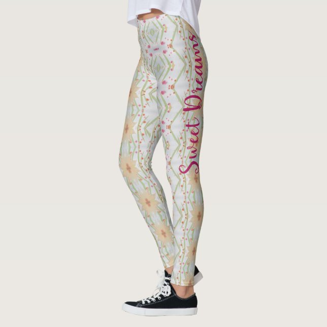 Flower Patterned Leggings (Left)