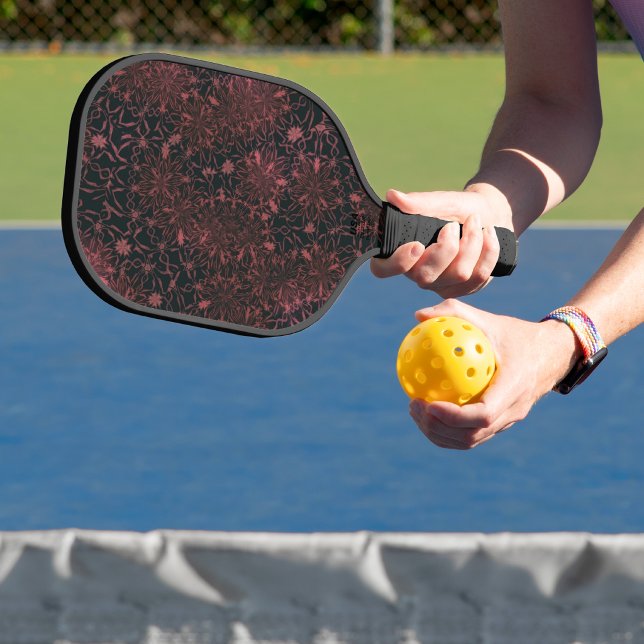 Flower-patterned  pickleball paddle (Creator Uploaded)
